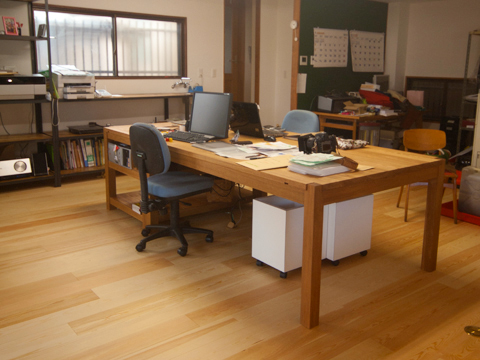 コバヤシスタジオのwork-table & work-shelf画像