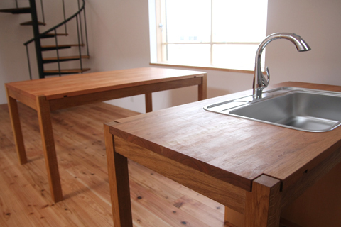 しみず家の plain-table ＆ counter sink画像